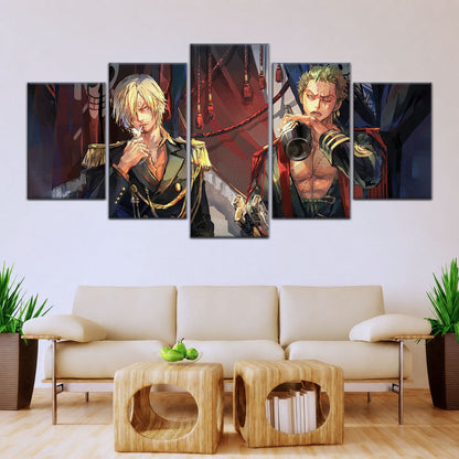 One Piece Canvas Wall Art - OP5078 - Roronoa Zoro Three Sword Style - Sanji