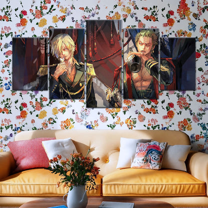 One Piece Canvas Wall Art - OP5078 - Roronoa Zoro Three Sword Style - Sanji