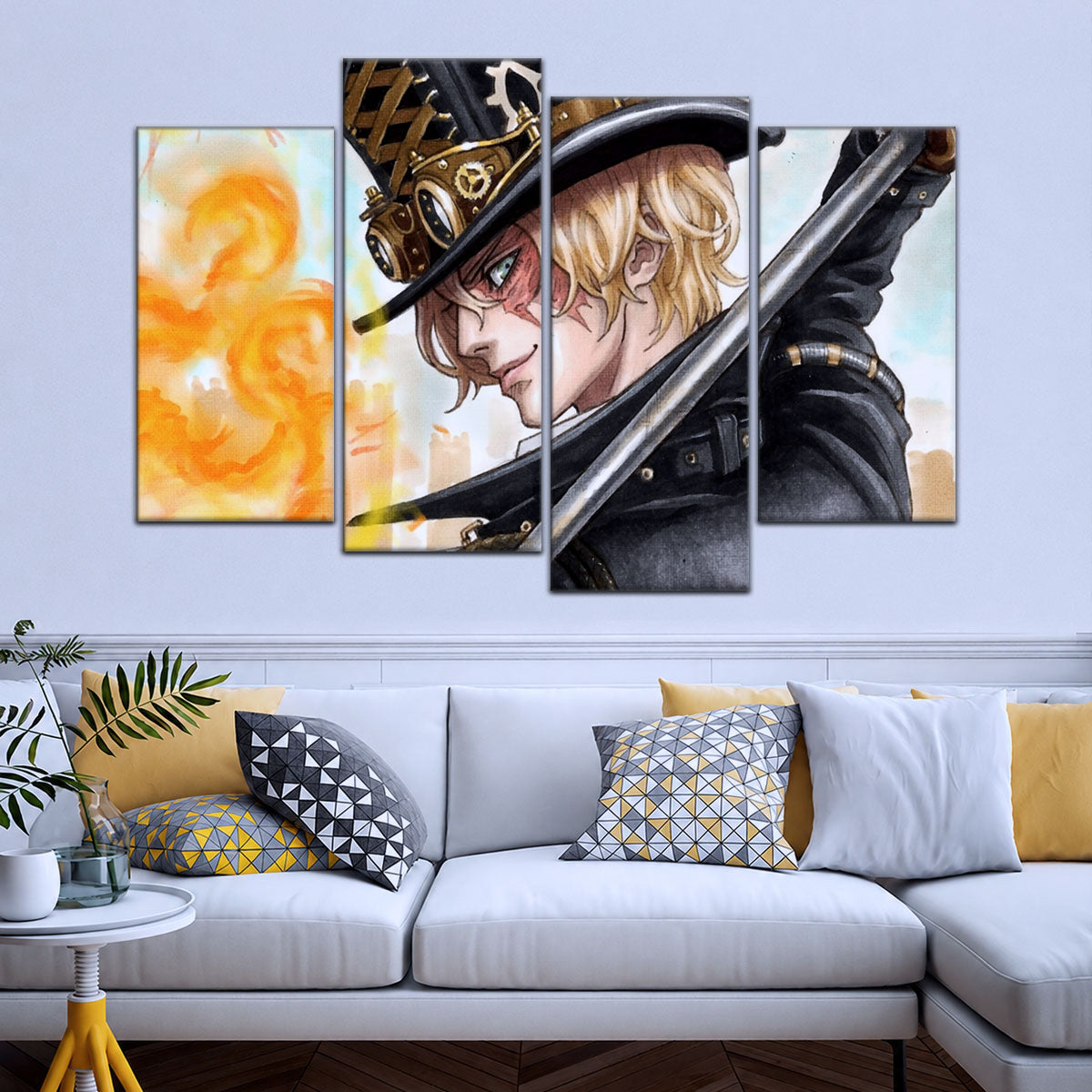 One Piece Canvas Wall Art - OP5083 - Sabo Fire Fist