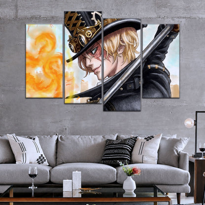 One Piece Canvas Wall Art - OP5083 - Sabo Fire Fist