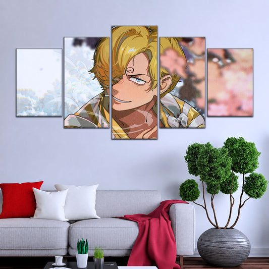 One Piece Canvas Wall Art - OP5086 - Sanji in Bloom Stunning