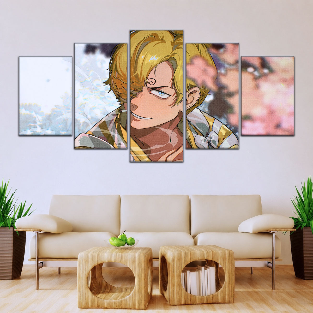 One Piece Canvas Wall Art - OP5086 - Sanji in Bloom Stunning