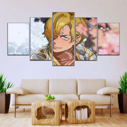 One Piece Canvas Wall Art - OP5086 - Sanji in Bloom Stunning