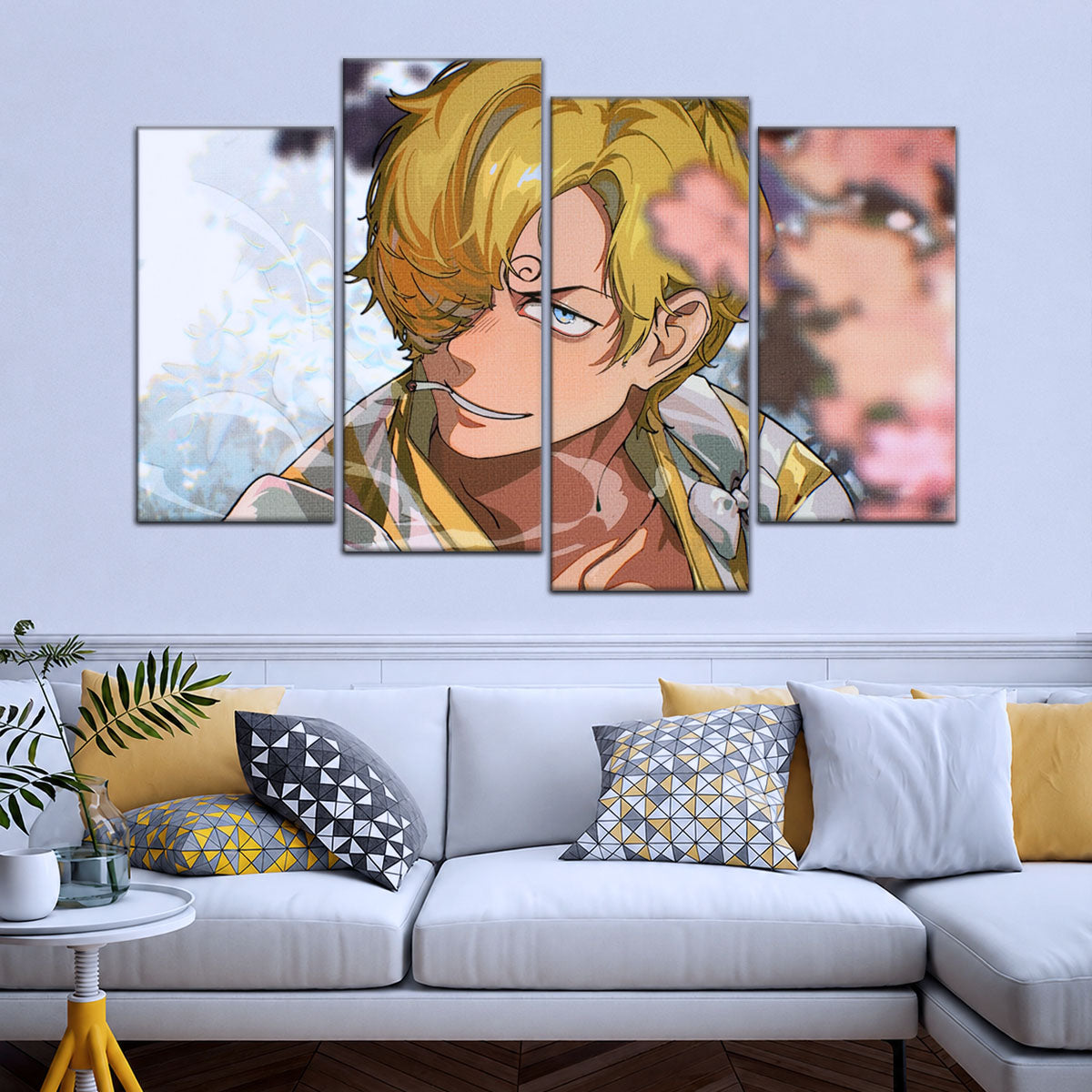 One Piece Canvas Wall Art - OP5086 - Sanji in Bloom Stunning