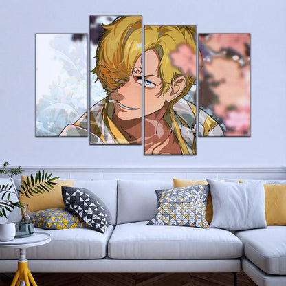 One Piece Canvas Wall Art - OP5086 - Sanji in Bloom Stunning