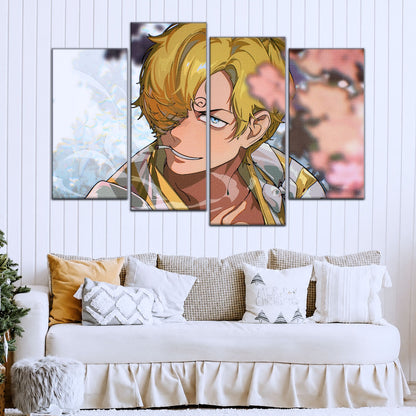 One Piece Canvas Wall Art - OP5086 - Sanji in Bloom Stunning