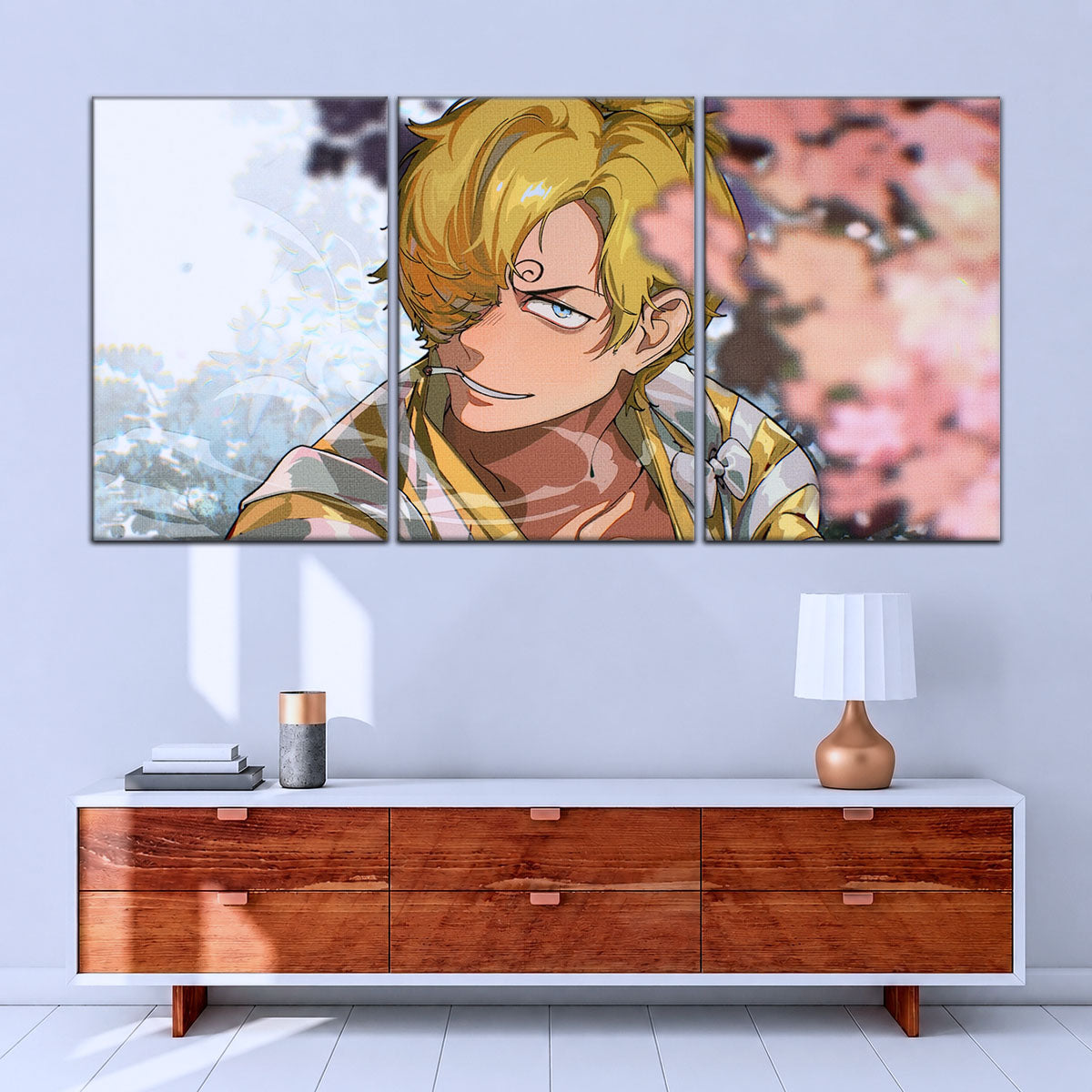 One Piece Canvas Wall Art - OP5086 - Sanji in Bloom Stunning