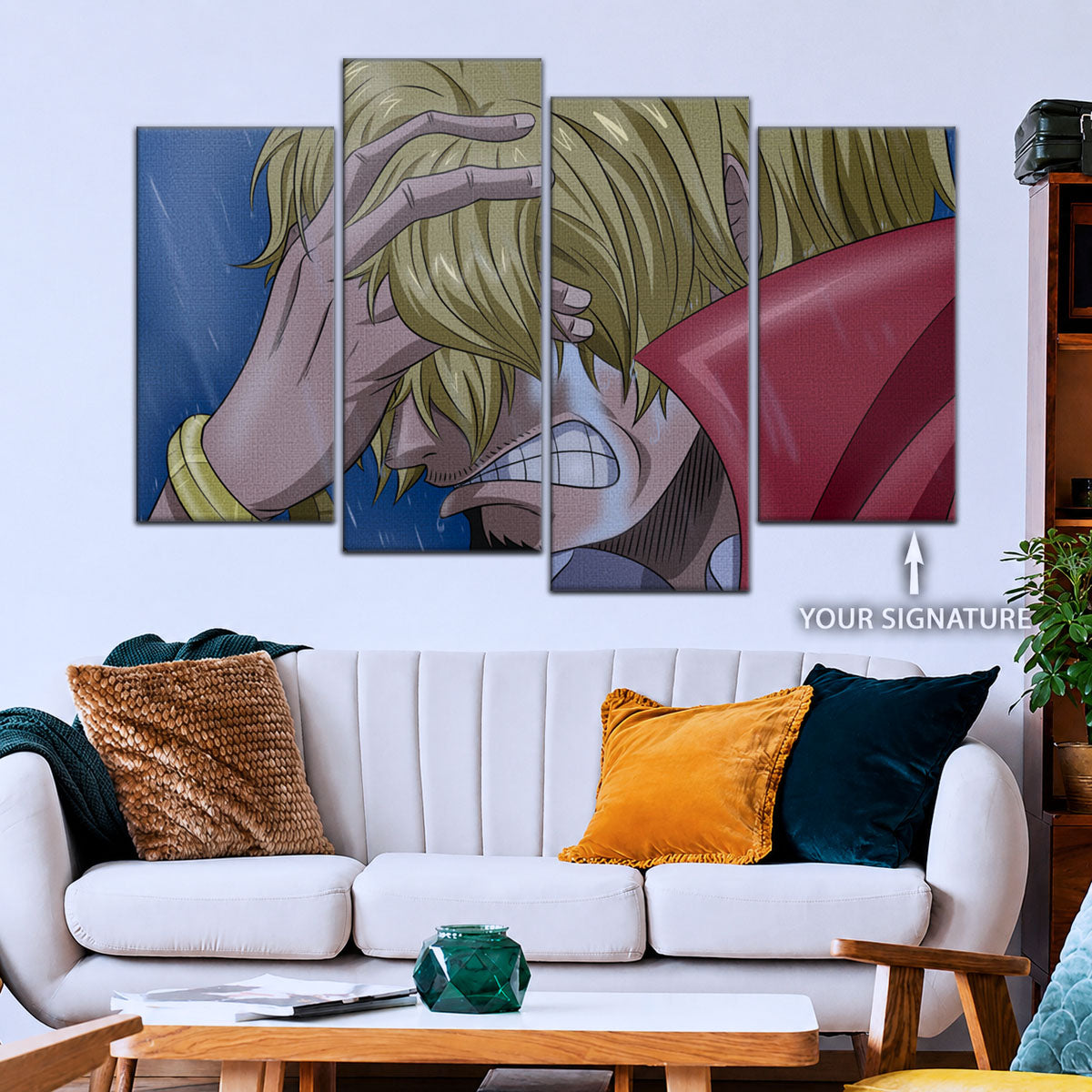 One Piece Canvas Wall Art - OP5088 - Sanji Whole Cake
