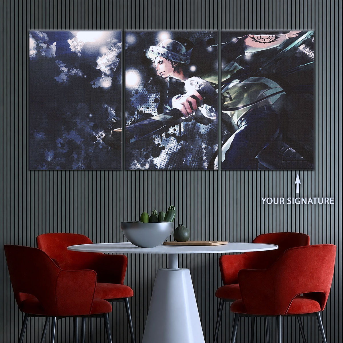 One Piece Canvas Wall Art - OP5090 - Trafalgar Law Room Shambles