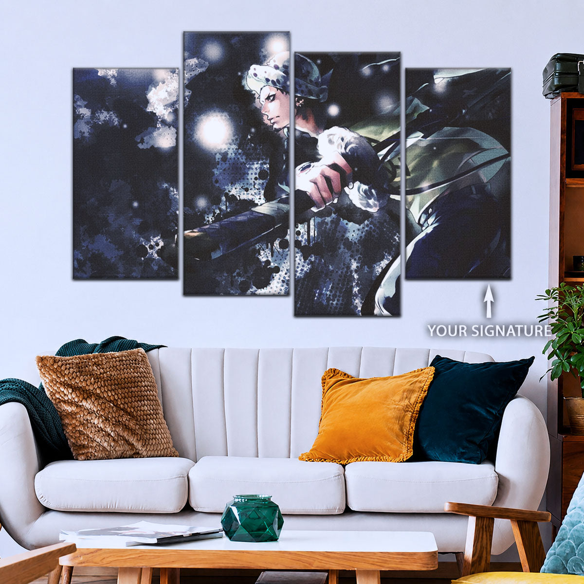 One Piece Canvas Wall Art - OP5090 - Trafalgar Law Room Shambles