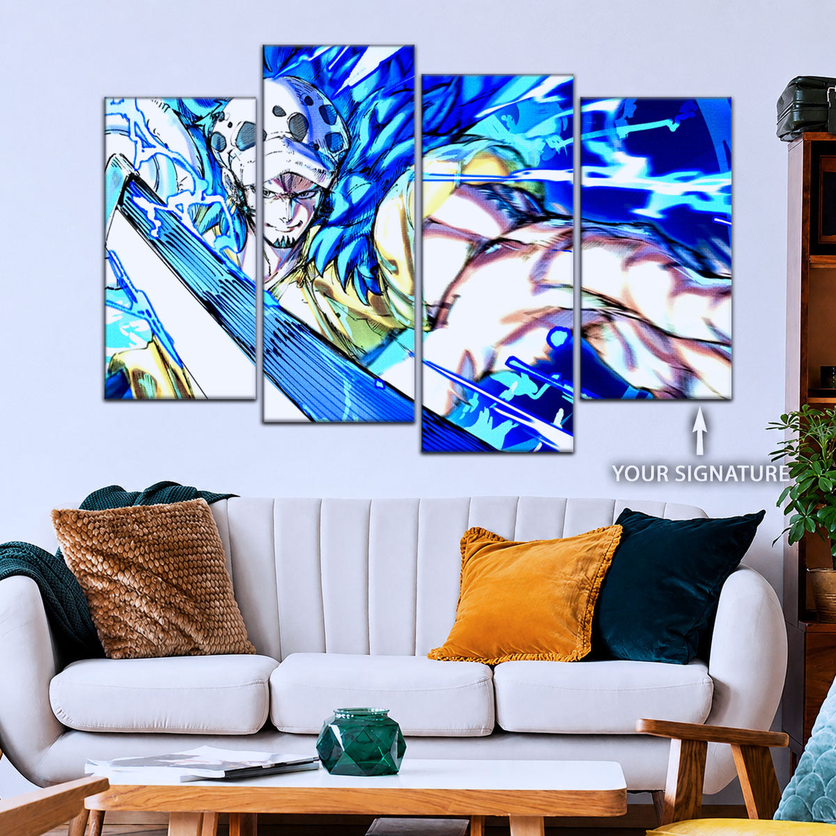 One Piece Canvas Wall Art - OP5091 - Trafalgar Law Room Shambles
