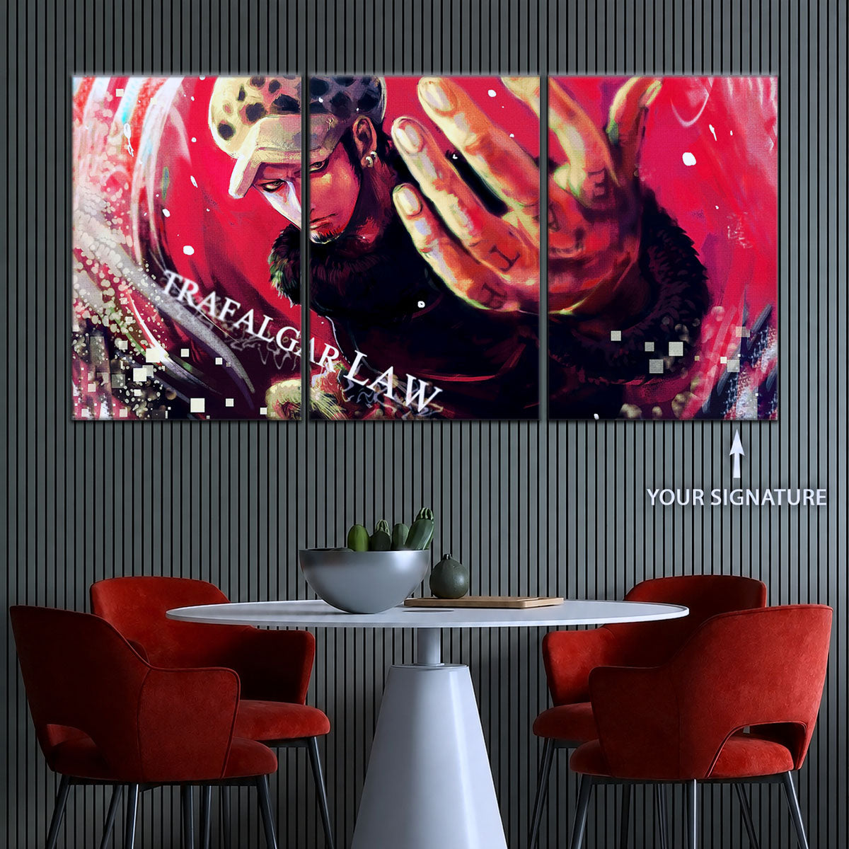 One Piece Canvas Wall Art - OP5092 - Trafalgar Law Room Shambles