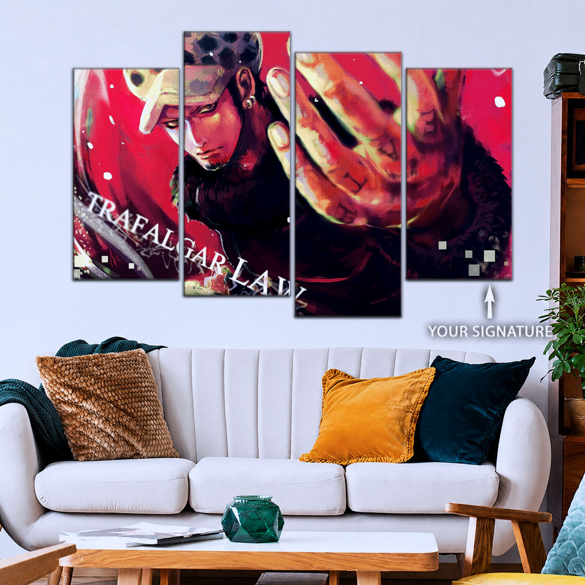 One Piece Canvas Wall Art - OP5092 - Trafalgar Law Room Shambles