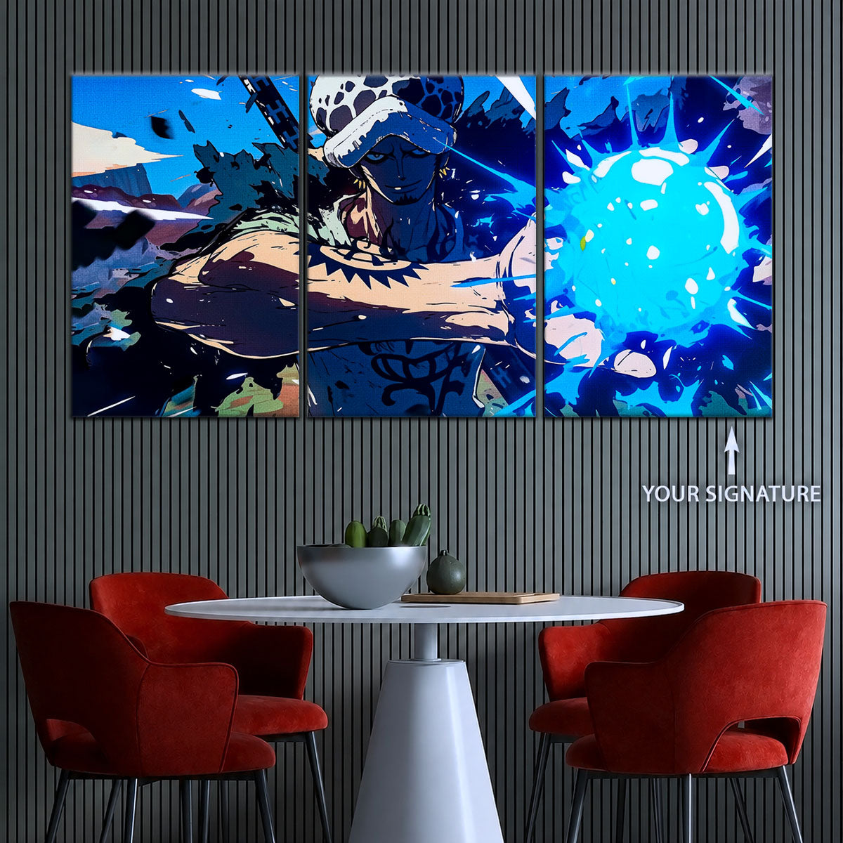 One Piece Canvas Wall Art - OP5093 - Trafalgar Law Room Shambles