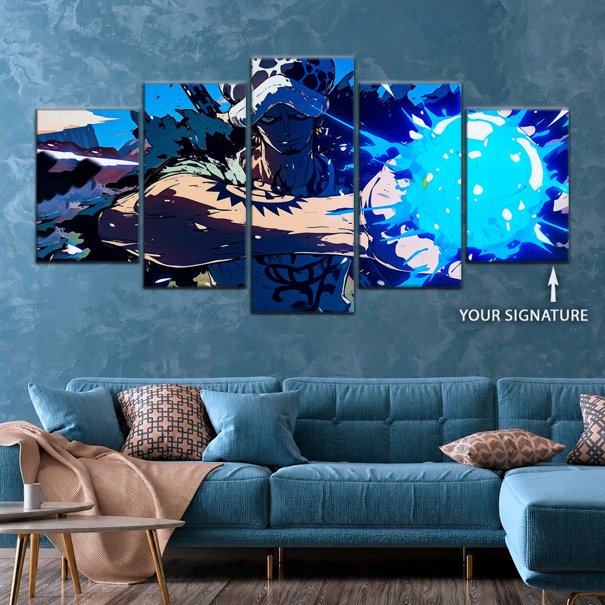 One Piece Canvas Wall Art - OP5093 - Trafalgar Law Room Shambles