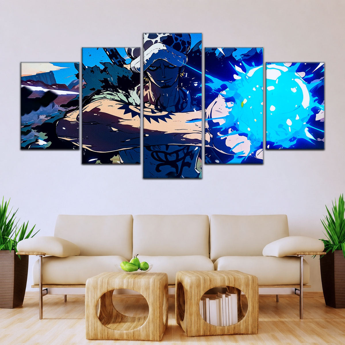 One Piece Canvas Wall Art - OP5093 - Trafalgar Law Room Shambles