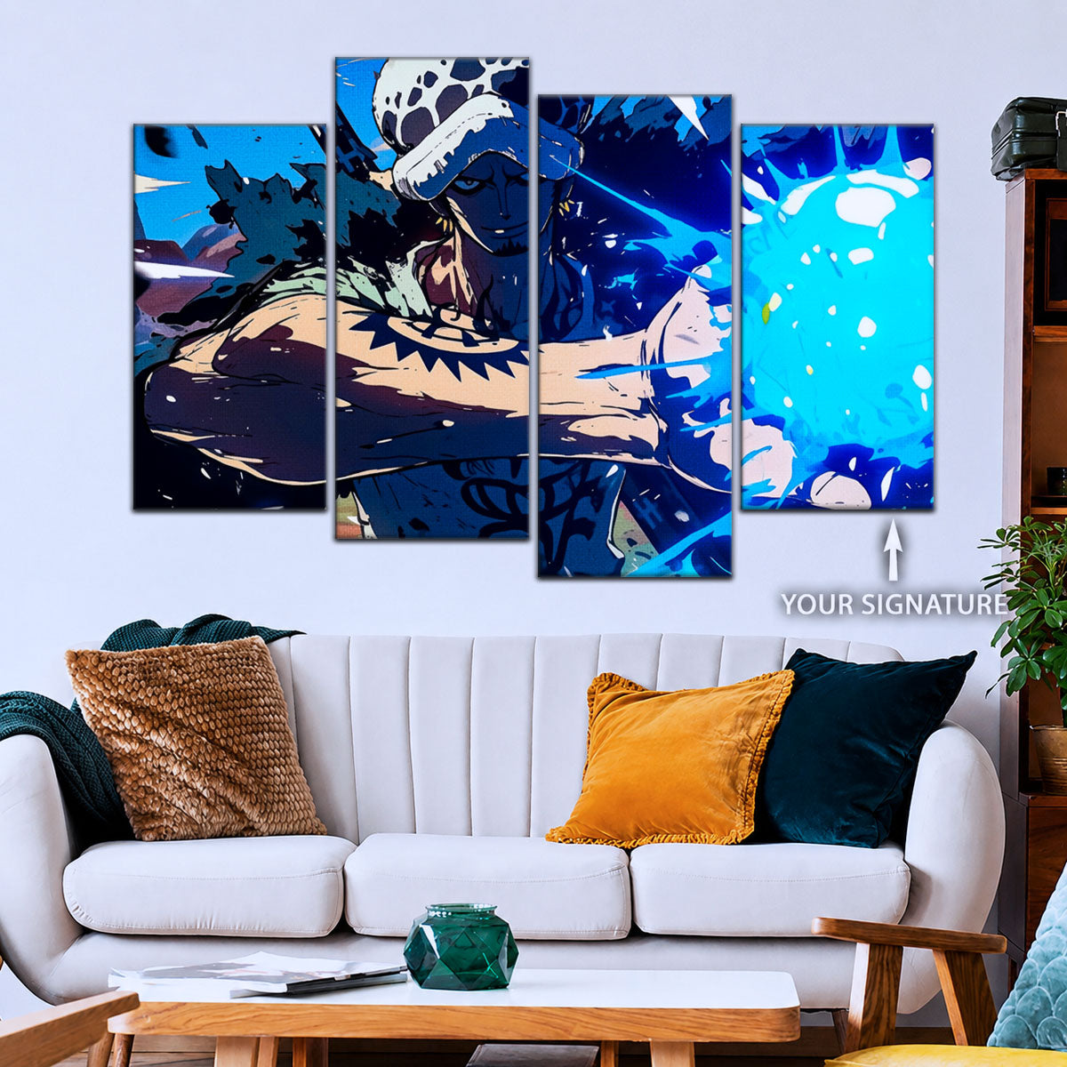 One Piece Canvas Wall Art - OP5093 - Trafalgar Law Room Shambles