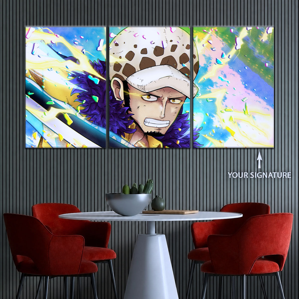 One Piece Canvas Wall Art - OP5094 - Trafalgar Law Room Shambles