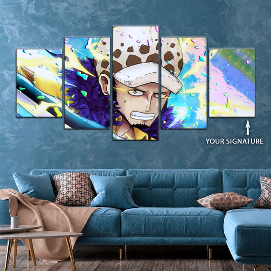 One Piece Canvas Wall Art - OP5094 - Trafalgar Law Room Shambles