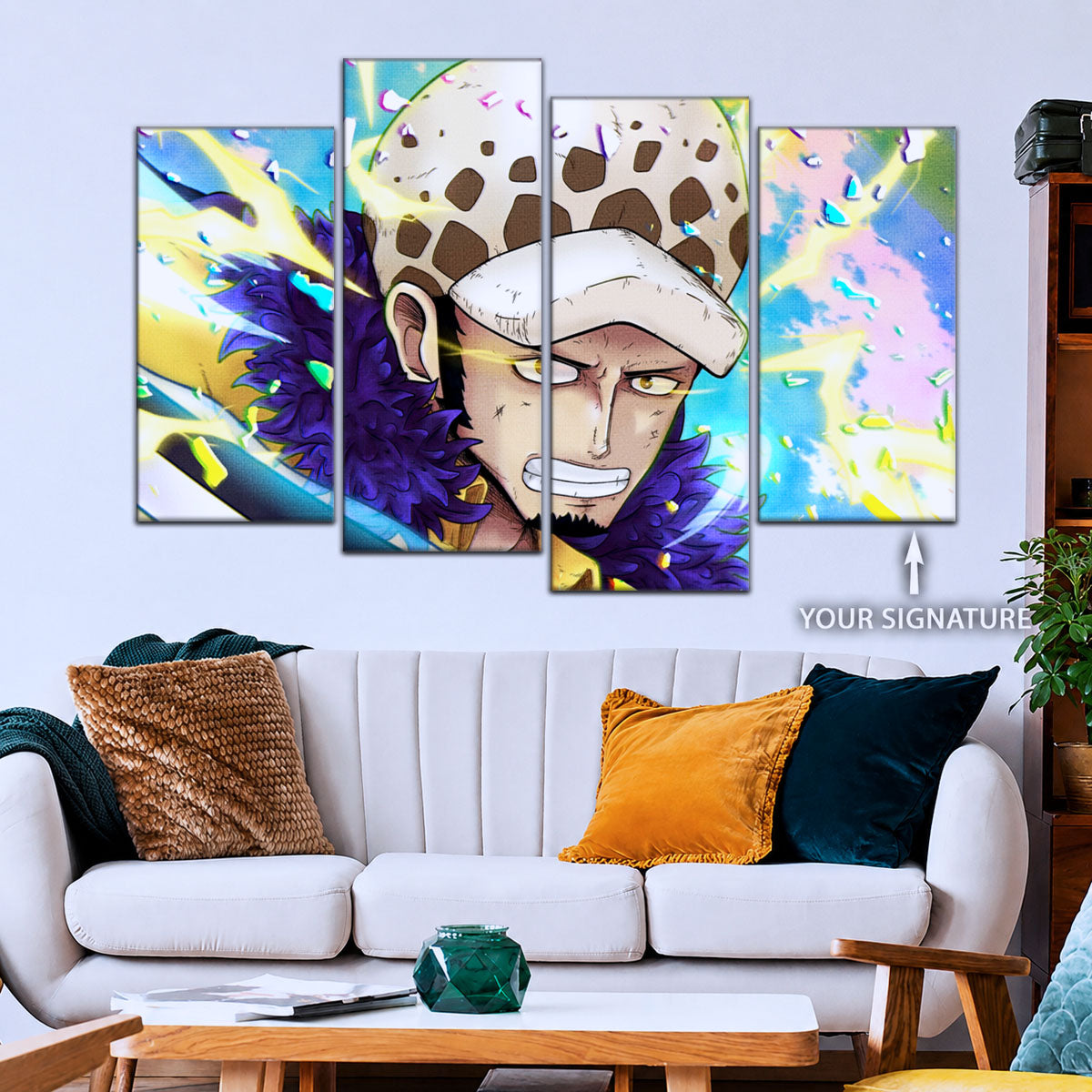 One Piece Canvas Wall Art - OP5094 - Trafalgar Law Room Shambles