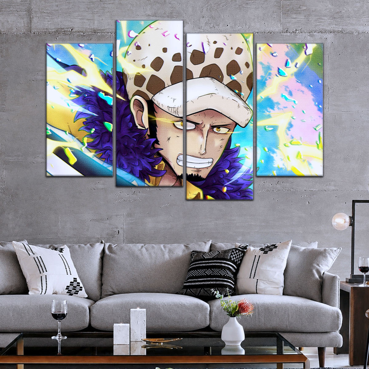 One Piece Canvas Wall Art - OP5094 - Trafalgar Law Room Shambles