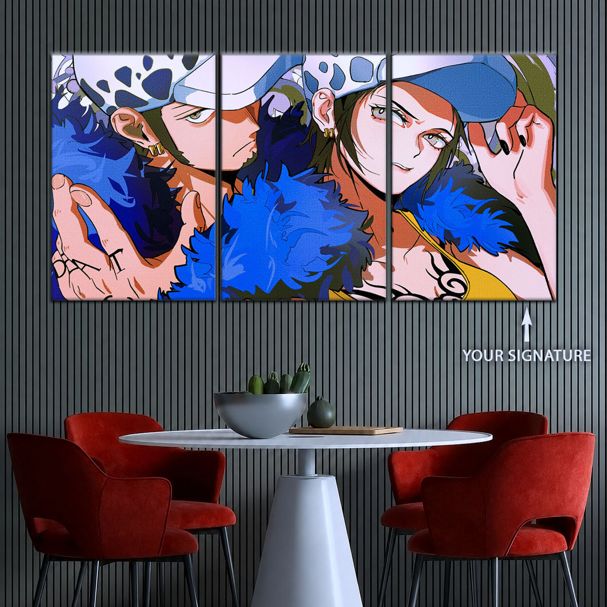 One Piece Canvas Wall Art - OP5095 - Trafalgar Law Room Shambles