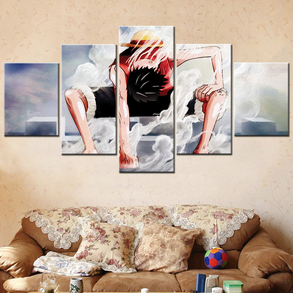One Piece Canvas Wall Art - OP5144 - Gear Fourth Luffy Unleashed