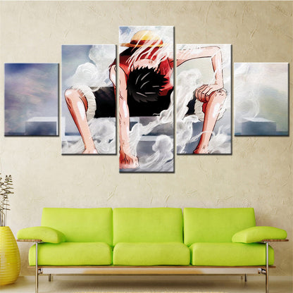 One Piece Canvas Wall Art - OP5144 - Gear Fourth Luffy Unleashed