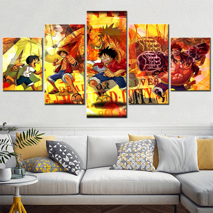 One Piece Canvas Wall Art - OP5145 - Gear Fourth Luffy Unleashed