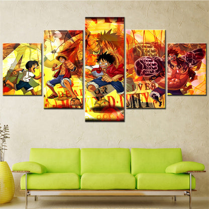 One Piece Canvas Wall Art - OP5145 - Gear Fourth Luffy Unleashed