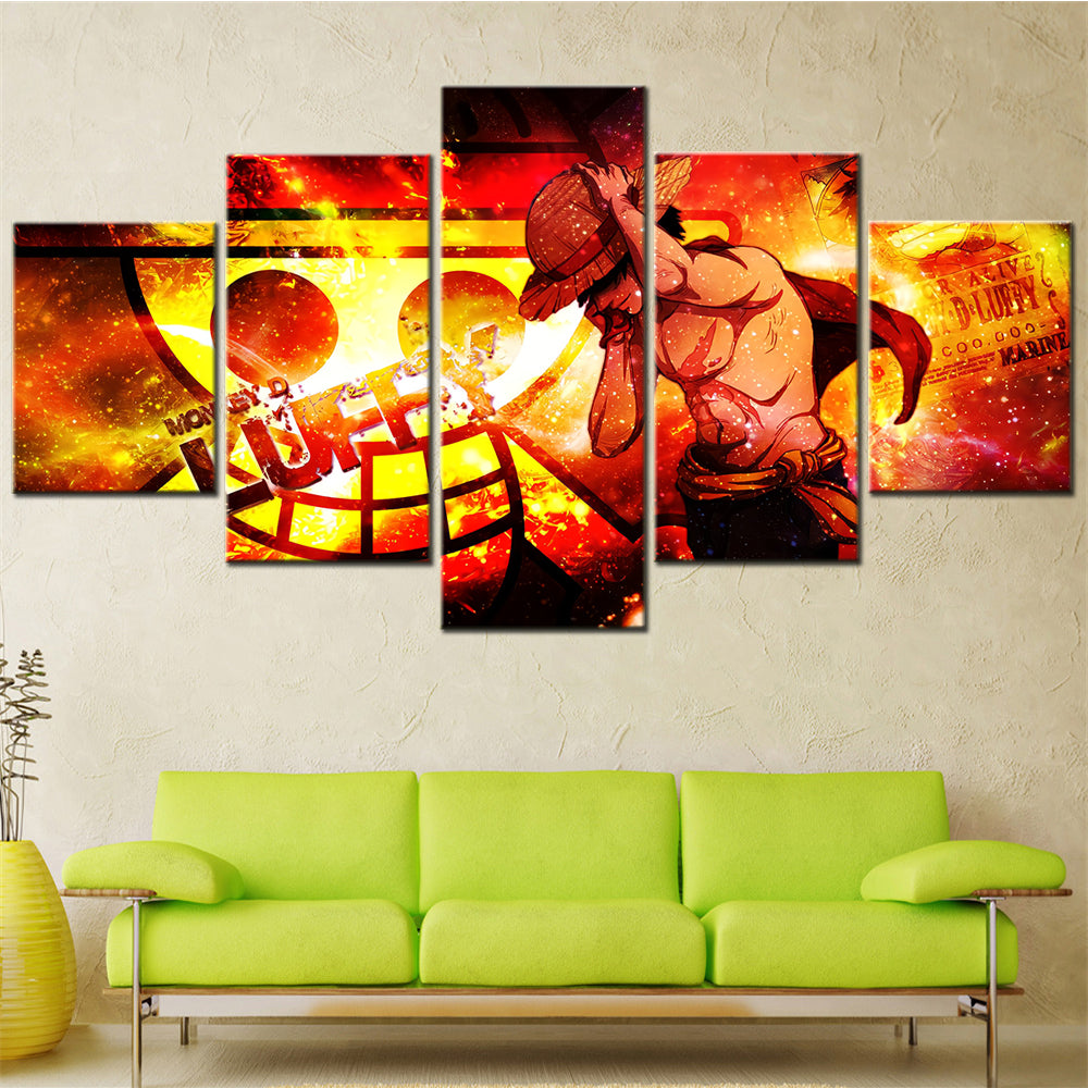One Piece Canvas Wall Art - OP5147 - Monkey D. Luffy