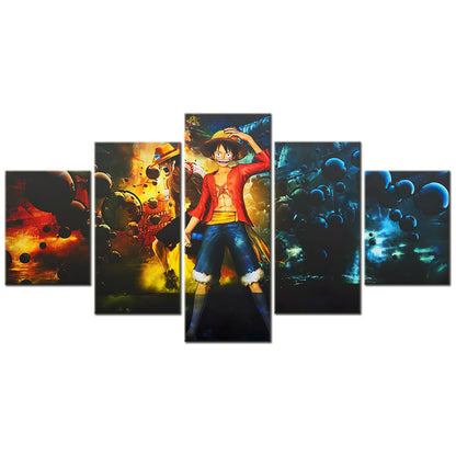 One Piece Canvas Wall Art - OP5150 - Monkey D. Luffy - Portgas D. Ace