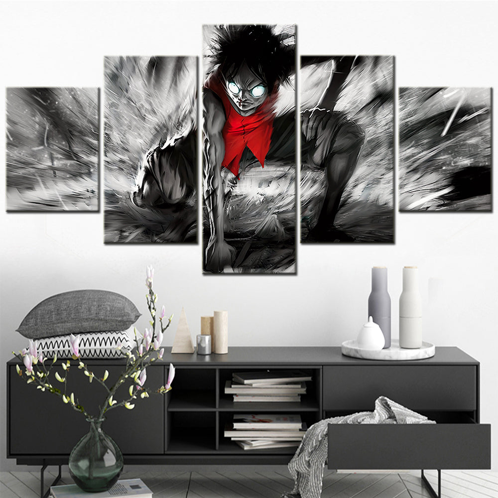 One Piece Canvas Wall Art - OP5152 - Gear Fourth Luffy Unleashed