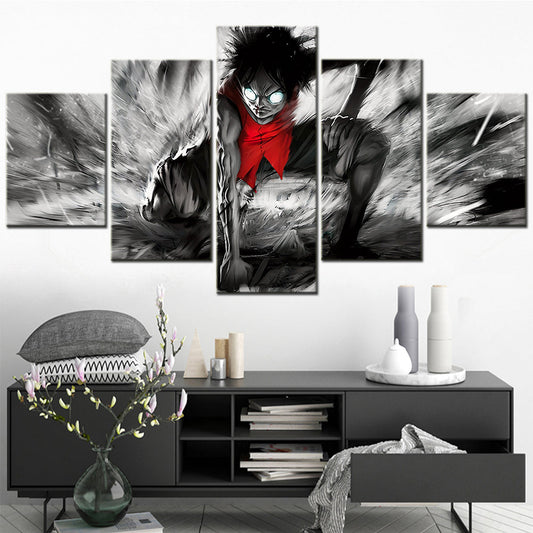 One Piece Canvas Wall Art - OP5152 - Gear Fourth Luffy Unleashed