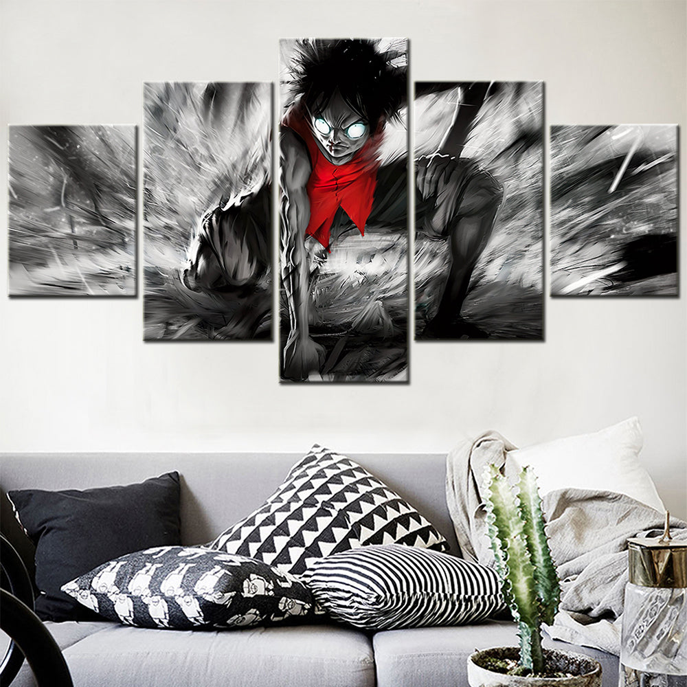 One Piece Canvas Wall Art - OP5152 - Gear Fourth Luffy Unleashed