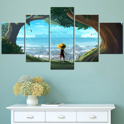 One Piece Canvas Wall Art - OP5154 - Monkey D. Luffy