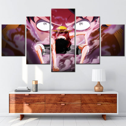 One Piece Canvas Wall Art - OP5155 - Gear Fourth Luffy Unleashed