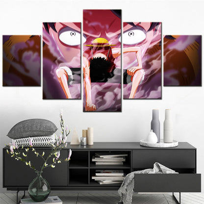 One Piece Canvas Wall Art - OP5155 - Gear Fourth Luffy Unleashed