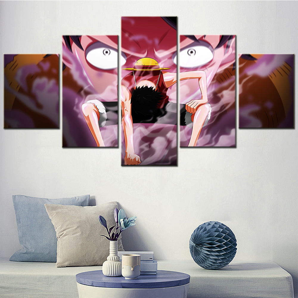 One Piece Canvas Wall Art - OP5155 - Gear Fourth Luffy Unleashed