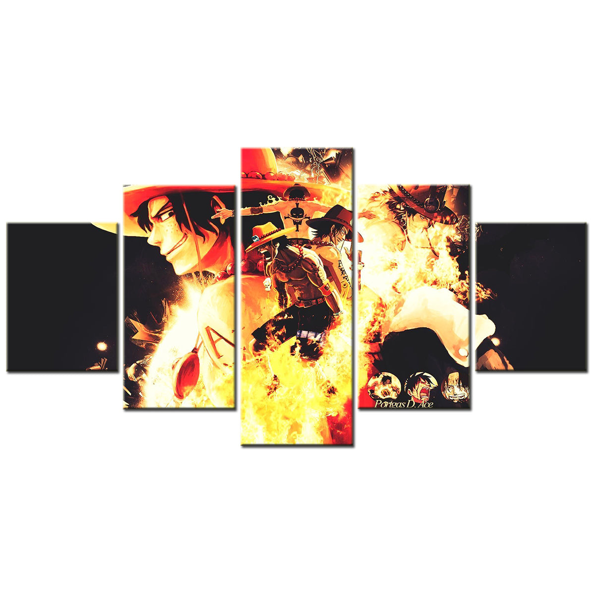 One Piece Canvas Wall Art - OP5158 - Fire Fist Ace