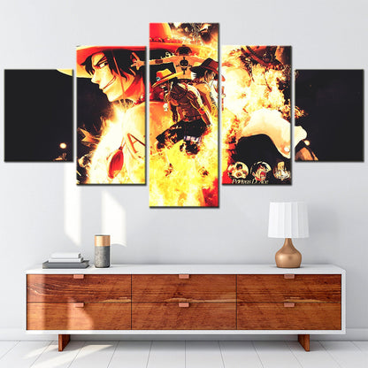 One Piece Canvas Wall Art - OP5158 - Fire Fist Ace