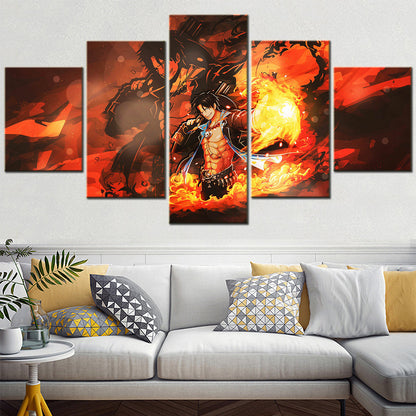 One Piece Canvas Wall Art - OP5162 - Fire Fist Ace