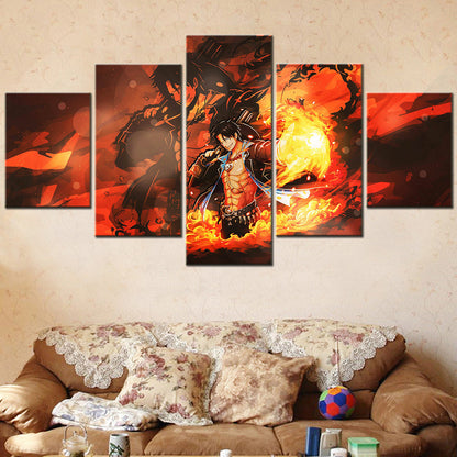One Piece Canvas Wall Art - OP5162 - Fire Fist Ace