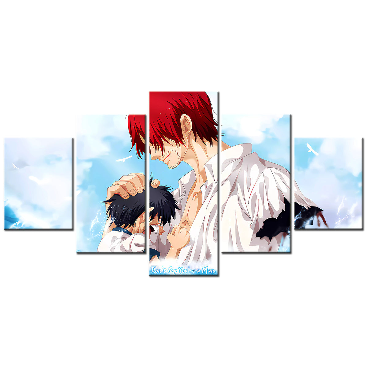 One Piece Canvas Wall Art - OP5176 - Shanks - Don't Cry You Are Man