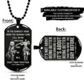 One Piece Dog Tag - Call On Me Brother - It's About Being Better Than You Were The Day Before - Monkey D. Luffy - Roronoa Zoro - One Piece Necklace - Engrave Dog Tag
