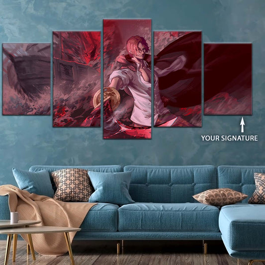 One Piece Wall Art - OP5017 - Shanks - One Piece Poster - One Piece Canvas