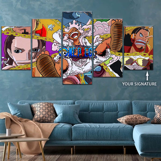 One Piece Wall Art - OP5061 - Monkey D. Luffy Gear 5 - Roronoa Zoro - Sanji - One Piece Poster - One Piece Canvas