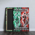 One Piece Wall Art - One Piece Poster - One Piece Canvas - In The Darkest Hour - Call On me Brother - Monkey D. Luffy - Roronoa Zoro - OP001 - Vertical Poster - Vertical Canvas