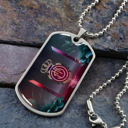 Soccer Dog Tag Necklace - SCD031 - RCD Mallorca - Military Ball Chain