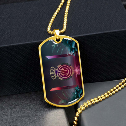 Soccer Dog Tag Necklace - SCD031 - RCD Mallorca - Military Ball Chain
